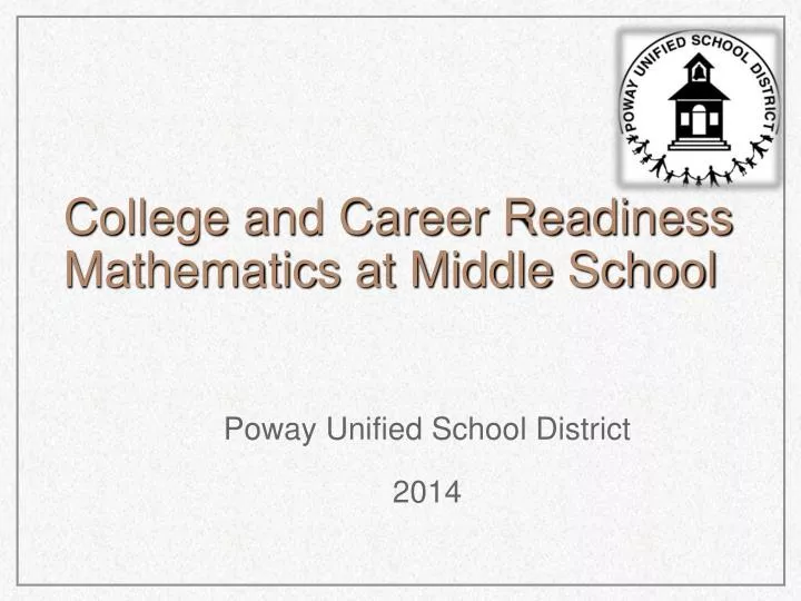 college and career readiness mathematics at middle school