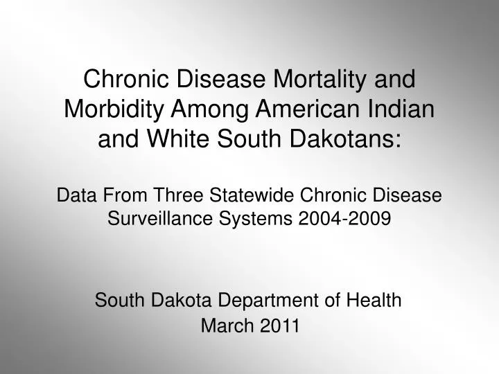 south dakota department of health march 2011