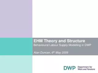 EHM Theory and Structure