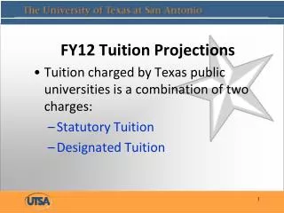 FY12 Tuition Projections