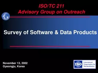 ISO/TC 211 Advisory Group on Outreach