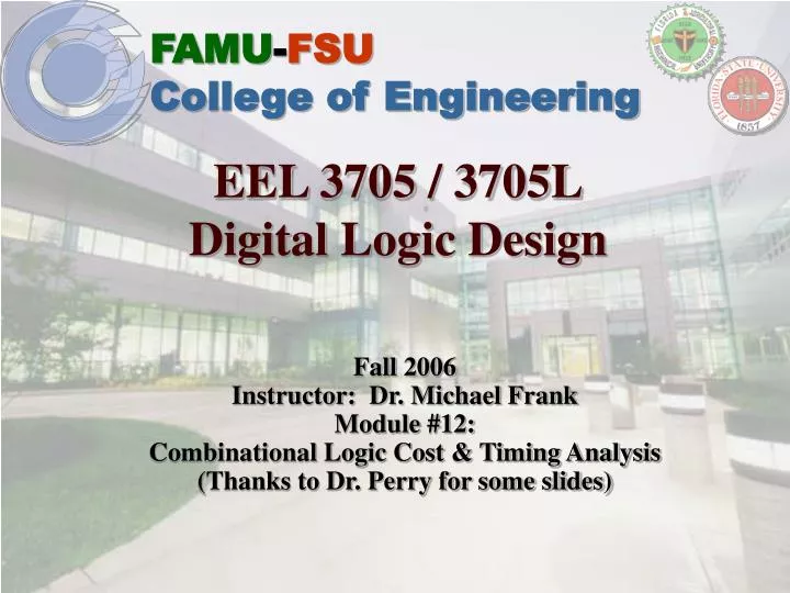 eel 3705 3705l digital logic design