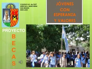 proyecto b e c a s