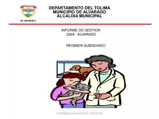 informe de gestion 2009 alvarado