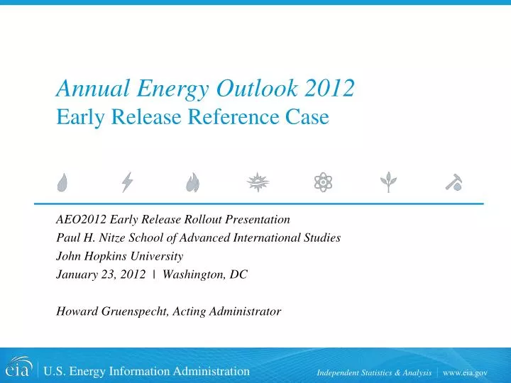 annual energy outlook 2012 early release reference case