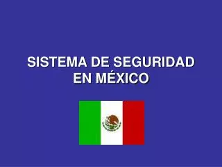 sistema de seguridad en m xico