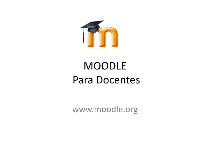 moodle para docentes