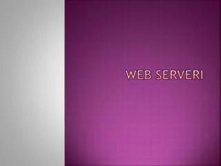 web serveri
