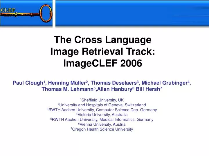 the cross language image retrieval track imageclef 2006