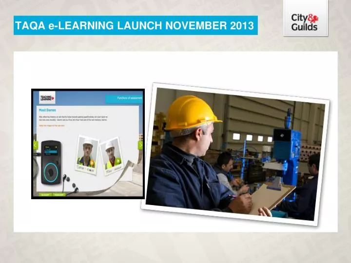 taqa e learning launch november 2013
