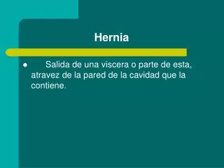 hernia