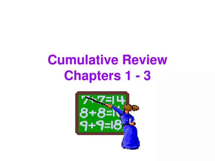 cumulative review chapters 1 3