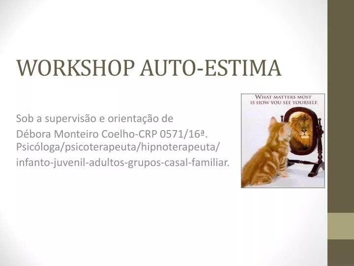 workshop auto estima