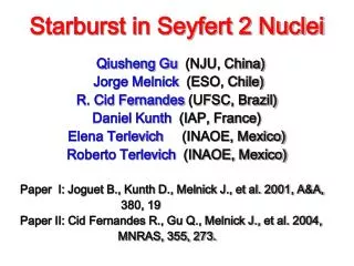 Starburst in Seyfert 2 Nuclei