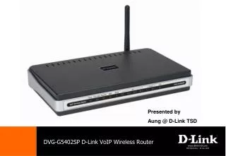 DVG-G5402SP D-Link VoIP Wireless Router