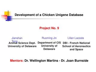 Development of a Chicken Unigene Database