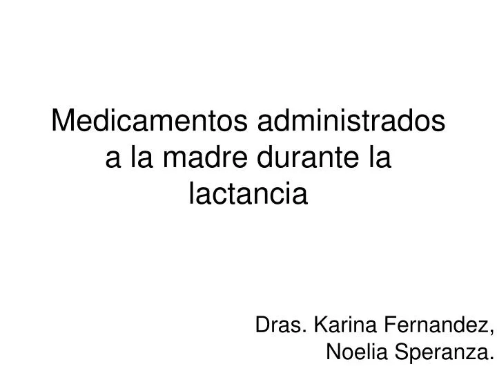 dras karina fernandez noelia speranza