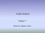 Credit Analysis - slide 1