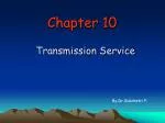 Advanced Transmission Services: ISDN, X.25, Frame Relay, ATM, and SONET/SDH Overview - slide 1