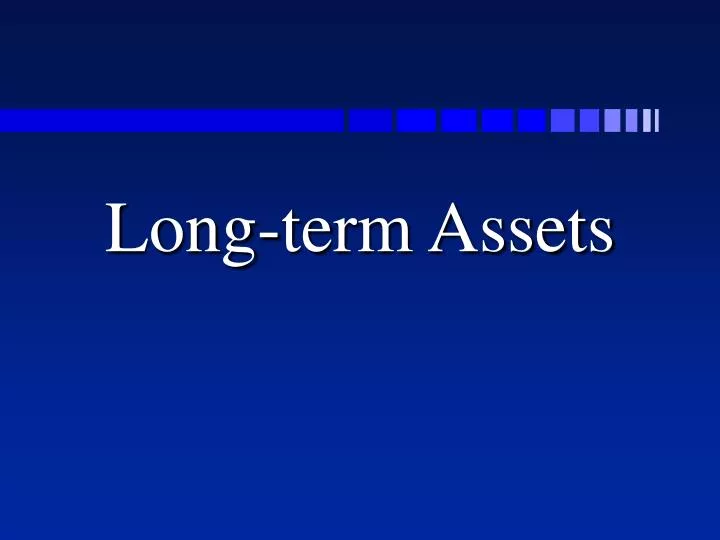 long term assets