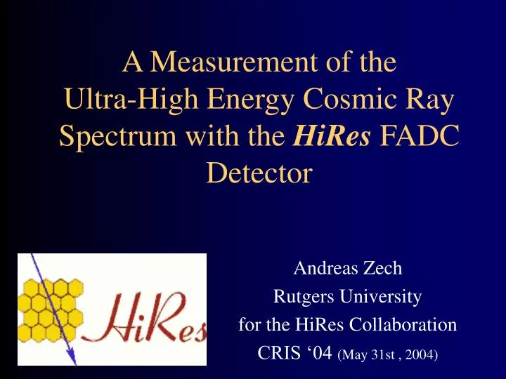 a measurement of the ultra high energy cosmic ray spectrum with the hires fadc detector