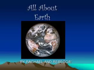 All About Earth