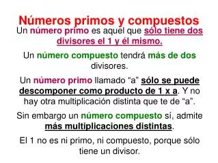 n meros primos y compuestos