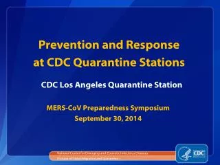 CDC Los Angeles Quarantine Station
