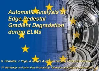 Automatic Analysis of Edge Pedestal Gradient Degradation during ELMs