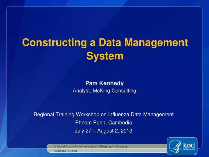 constructing a data management system