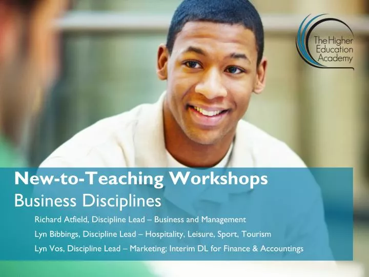 new to teaching workshops business disciplines