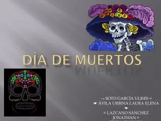 d a de muertos