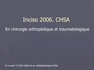 inciso 2006 chsa