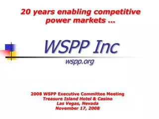 WSPP Inc wspp