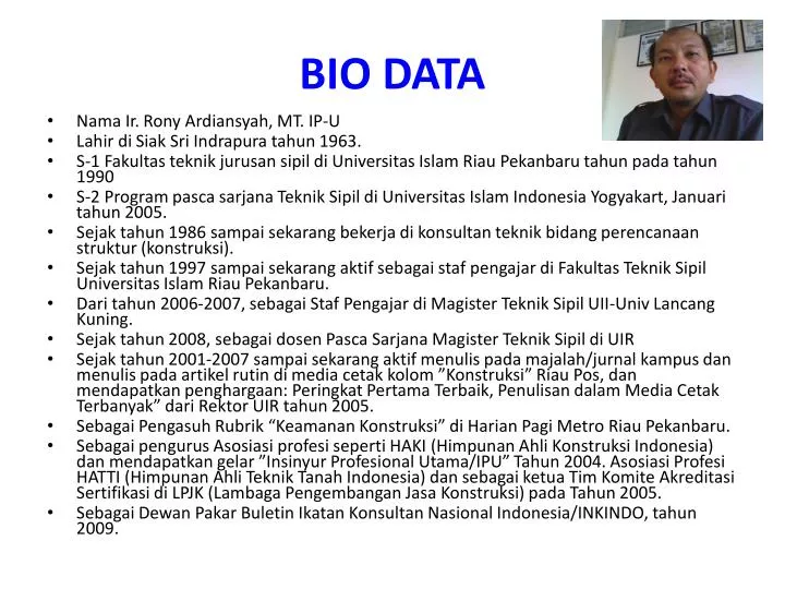 bio data
