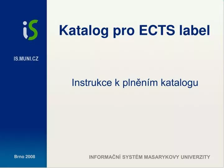 katalog pro ects label