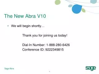 The New Abra V10