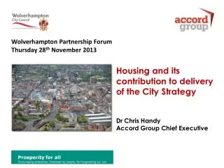 Wolverhampton Partnership Forum Thursday 28 th November 2013