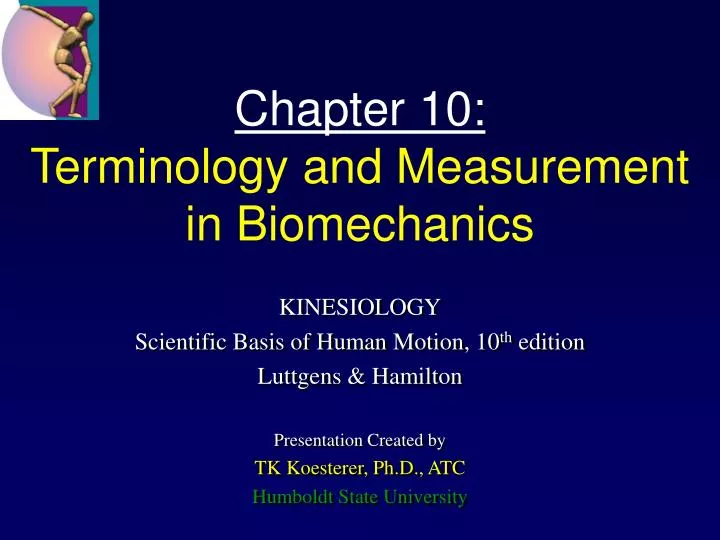 chapter 10 terminology and measurement in biomechanics