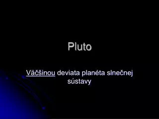 pluto