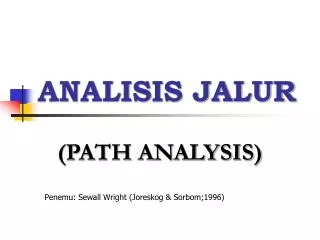 analisis jalur