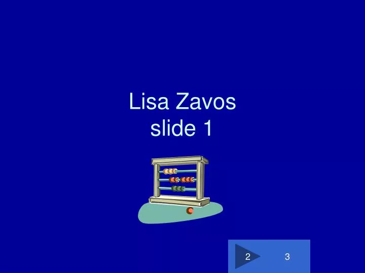 lisa zavos slide 1