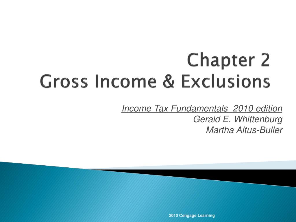 PPT - Chapter 2 Gross Income & Exclusions PowerPoint Presentation, free ...