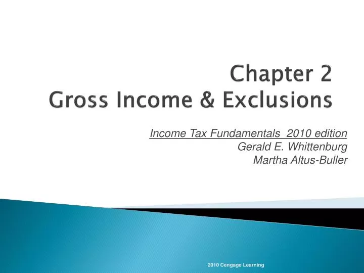 chapter 2 gross income exclusions