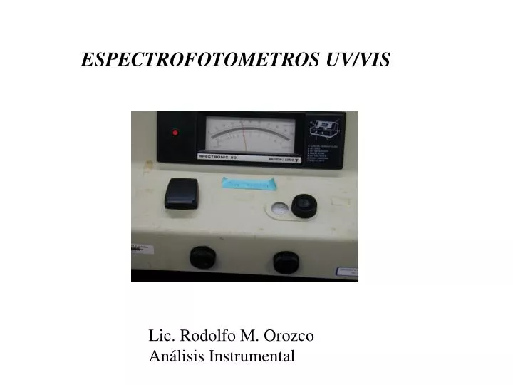 espectrofotometros uv vis