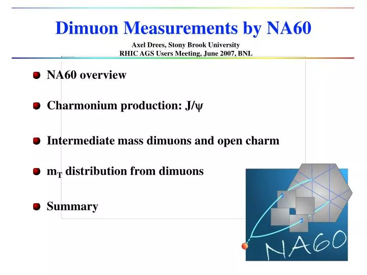 dimuon measurements by na60