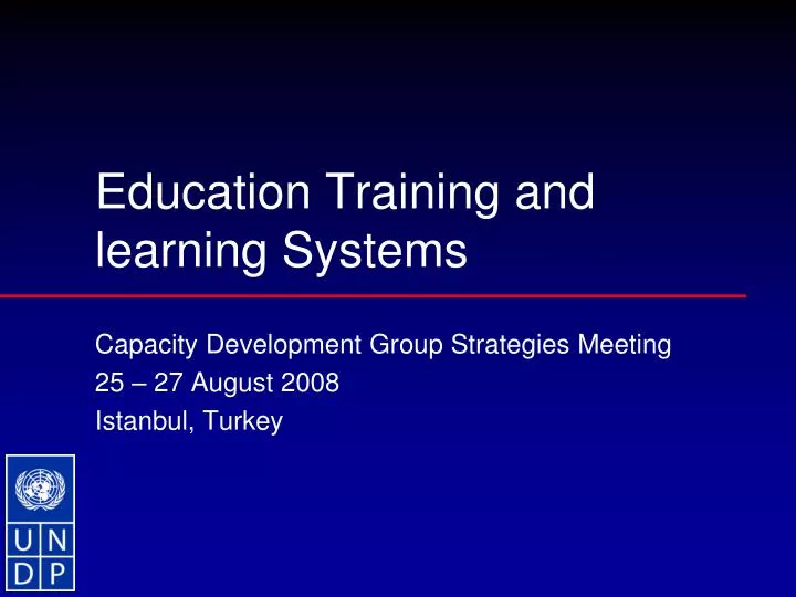 education training and learning systems
