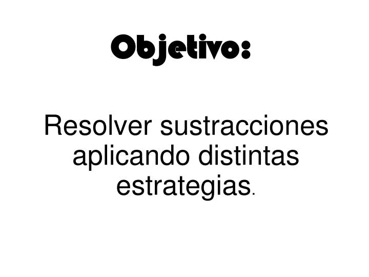 objetivo