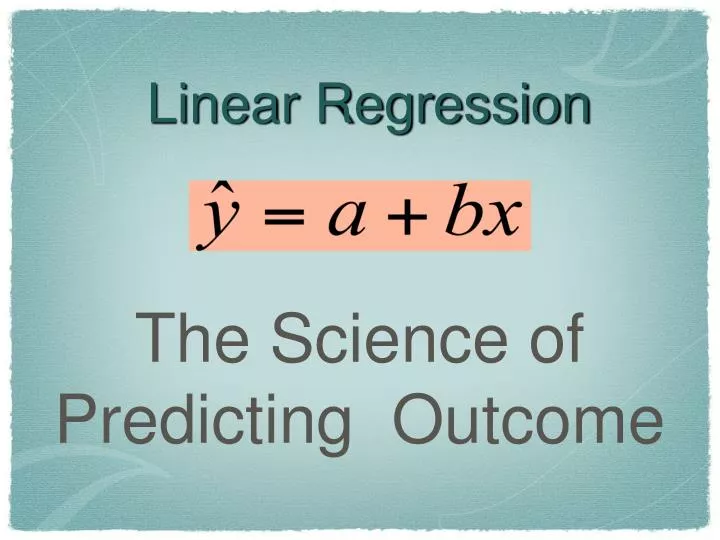 linear regression