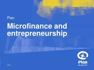Microfinance and entrepreneurship